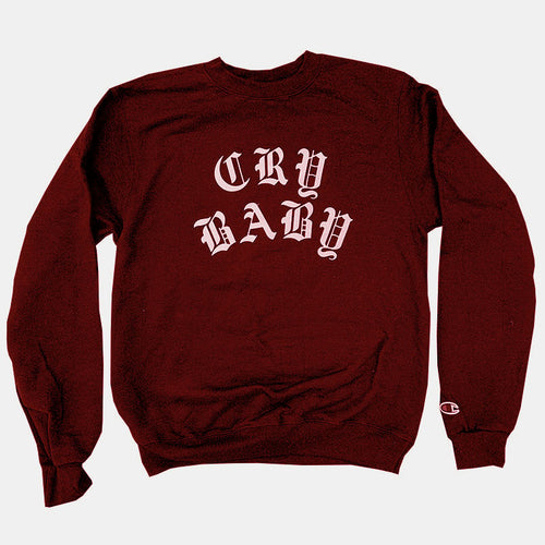 Script Crewneck (Maroon)